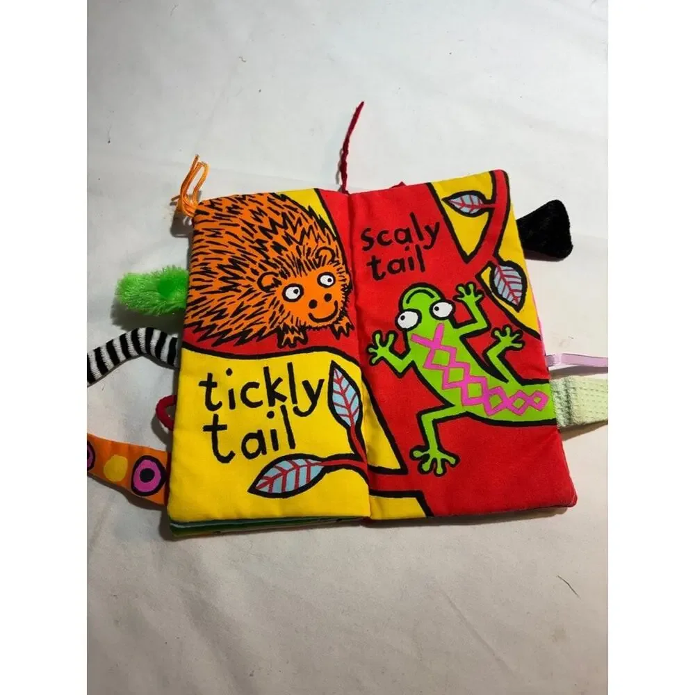 Silly Tails Soft Fabric Baby Book by Jellycat